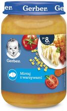 Zdjęcie Gerber Obiadek Mintaj Z Warzywami dla niemowląt po 8 Miesiącu 190g - Kozienice