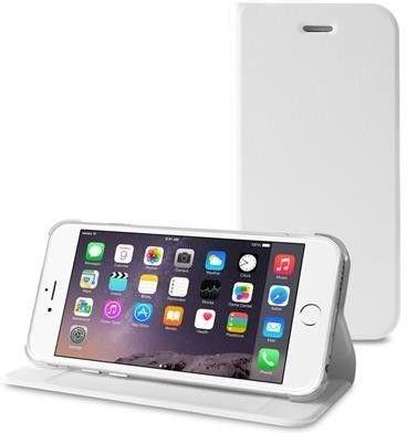 PURO Booklet Wallet Case -  iPhone 6 z kieszenią na kartę biały (IPC647BOOKC1WHI)