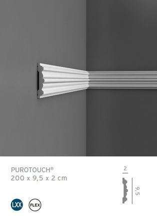 Orac Luxxus P9020/P9020F (Prosty/Gięty) Profil Dekoracyjny 2 X 9,5 X 200Cm