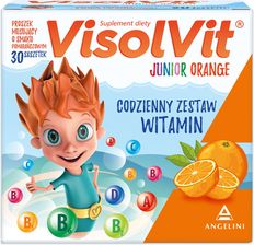 Zdjęcie Angelini Visolvit Junior Orange proszek musujący, 30 saszetek - Łeba
