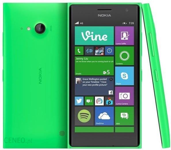 Nokia Lumia 735 Zielony Ceny i opinie na Ceneo pl