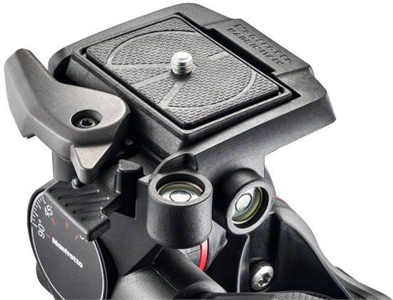 Manfrotto X-PRO GEARED 3-Way z płytką RC2 MHXPRO-3WG - zdjęcie 2 Manfrotto X-PRO GEARED 3-Way z płytką RC2 MHXPRO-3WG
