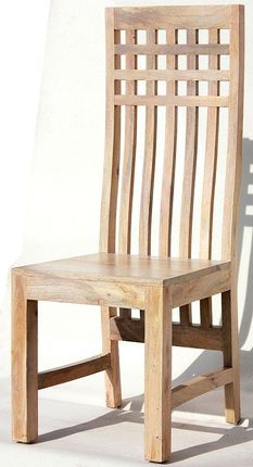 CudneMeble Krzesło Z Oparciem W Kratkę -Mango