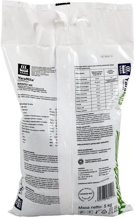 Yara Mila Complex (Hydrocomplex) 5Kg - zdjęcie 1 Yara Mila Complex (Hydrocomplex) 5Kg