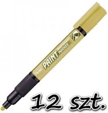 Zdjęcie Pentel Marker Permanentny MMP20 okrągły złoty - 12 sztuk - Kobyłka