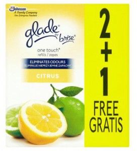 Glade By Brise One Touch Citrus Mini Spray 2+1
