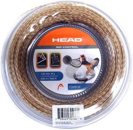 Corde Head Rip Control 16 – Bobine 220 M Blanc Pour Raquettes De Tennis - 6