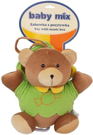 Baby Mix Pozytywka Pluszowa Miś  Kubraczku 2 TK/P/1034-0700