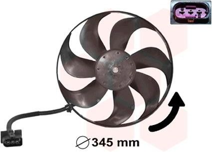 Ventilateur de radiateur VAN WEZEL 5888744 à petit prix