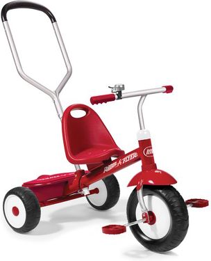 RADIOFLYＥＲ　ROCK&BOUNCEPONEY Radio Flyer Little Red Toy Wagon, mały wózek zabawkowy do
