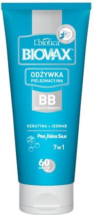 Biovax Keratyna + Jedwab Odżywka Ekspresowa 7W1 200 ml
