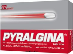 Leki przeciwbólowe Pyralgina 500mg 12 tabl. - zdjęcie 1