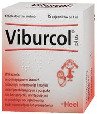 Lek homeopatyczny HEEL Viburcol Plus krop.doustne 15x1ml - zdjęcie 1