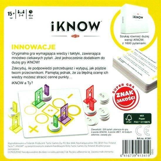 Tactic - 41339 - Jeu De Questions-réponses - Iknow Mini Innovations