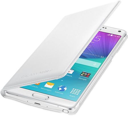 Samsung Flip Wallet do Galaxy Note 4 Biały Classic (EF-WN910FTEGWW)