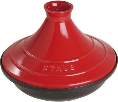 Staub Tajine żeliwno ceramiczne czerwone 28 cm 40510-327-0