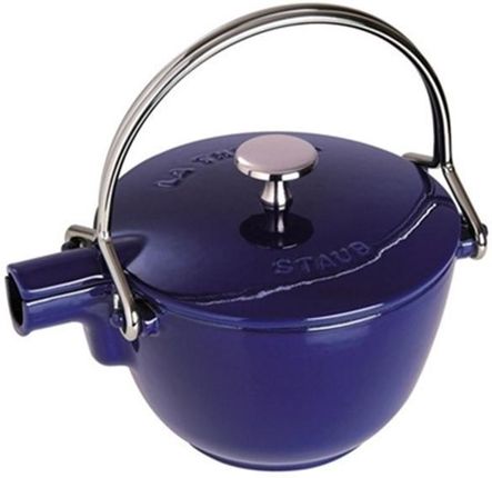 Staub żeliwny dzbanek do herbaty niebieski 1,1 l 16,5 cm 40510-618-0