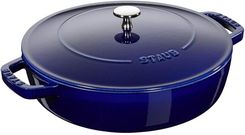 Zdjęcie Staub głęboka patelnia żeliwna Chistera niebieska 24cm 40511-477-0 - Strzyżów