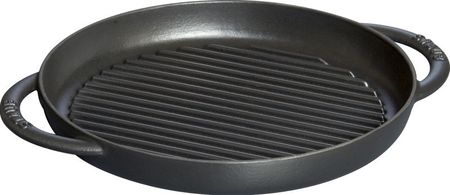 Staub patelnia grillowa żeliwna czarna 30cm 40511-521-0