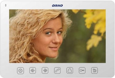 Orno Wideo Monitor Bezsłuchawkowy Kolorowy 7" Biały Or-Vid-Ex-1033Mv/W