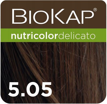 Biokap Nutricolor Delicato Farba Koloryzująca Do Włosów   5.05 Orzechowy Kasztan 140ml