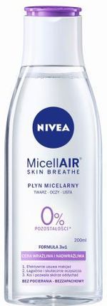 Nivea Sensitive 3in1 Micellar Cleansing Water Płyn miceralny 200ml 