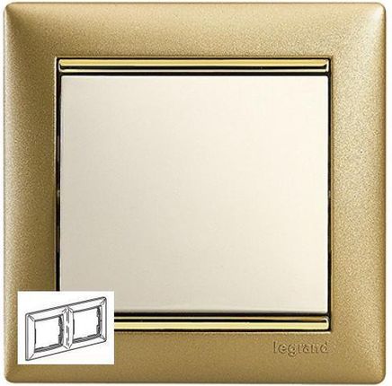 Legrand V:Ram X2 Poz Złoty Mat/Złoto 770302