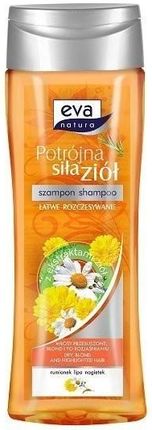 Eva Natura Potrójna Siła Ziół Szampon rumianek 400ml