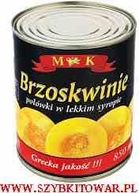 Zdjęcie MK Brzoskwinie greckie w lekkim syropie 850g - Buk