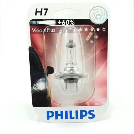 Żarówki Philips H7 VisionPlus 60% - blister 1szt.