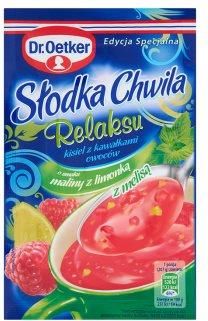 DR. OETKER Kissel Kisiel Instant Dessert - 100% Natural Fruit Pieces, 32g Packet