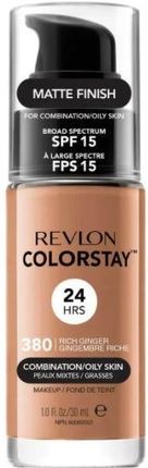 Revlon Colorstay 24H Podkład kryjąco-matujący cera mieszana i tłusta 380 Rich Ginger 30ml