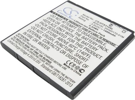 Cameron Sino Htc X310E / Bi39100 1400Mah 5.2Wh Li-Ion 3.7V (CS-HTX310SL)