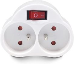 Zdjęcie Maclean Gniazdo Prądowe X2 Z Wyłącznikiem Mce31 (MCE31) - Bielawa