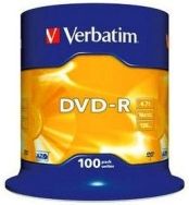 Verbatim Płyta Dvd-R 4,7Gb 16X Cake 100 Sztuk To6521 (TO6521)