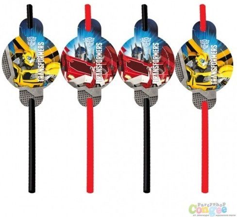 Słomki Urodzinowe Transformers 8 Szt Ceny I Opinie Ceneopl