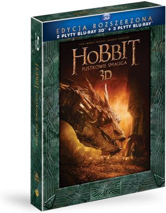 Hobbit: Pustkowie Smauga 3D Wydanie Rozszerzone (The Hobbit: The Desolation of Smaug 3D) (Blu-ray)
