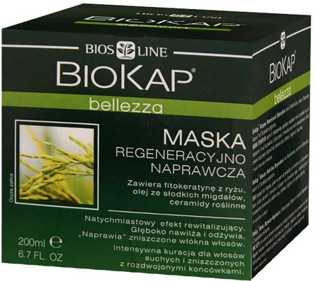 BIOKAP Bellezza maska regeneracyjno-naprawcza 200 ml
