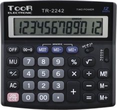 Toor Kalkulator 12-Pozycyjny Tr-2242 Podwójna Pamięć