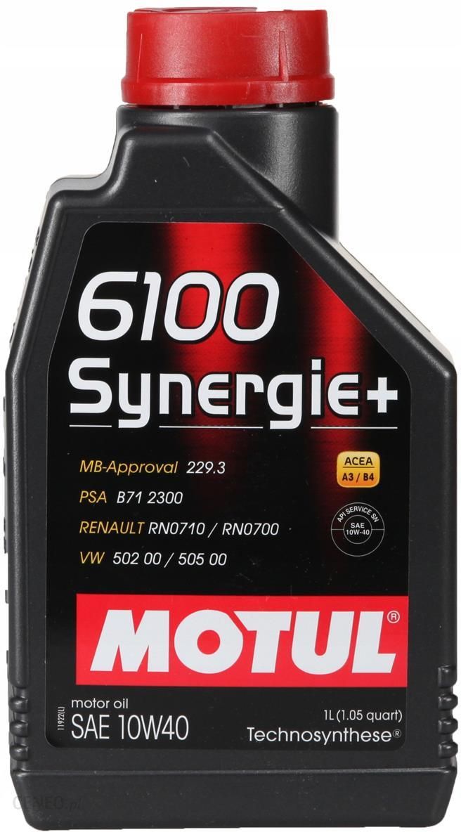 Olej Silnikowy Motul 6100 Synergie+ Plus 10W/40 1 L - Opinie I Ceny Na Ceneo.pl