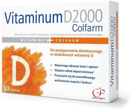 Vitaminum D 2000 30 tabl.