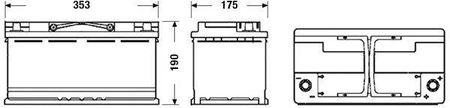 Exide 92Ah Micro-Hybryd Ek920