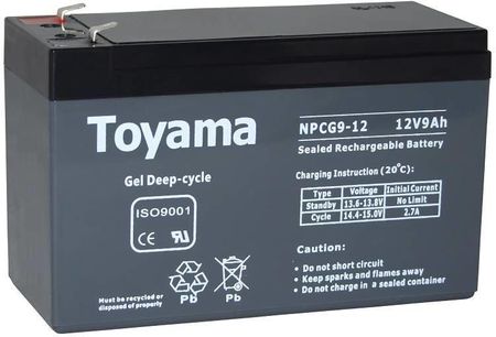 Toyama NPCG9-12 Deep Cycle 9Ah