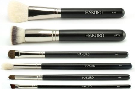 Hakuro Zestaw 6 Profesjonalnych Pędzli do Makijażu