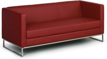 B2B Partner Sofa 3-miejscowa czerwony 710x1710x730