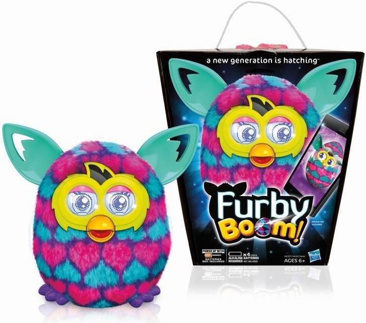 pink and blue furby