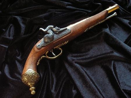 Denix Włoski Czarnoprochowy Pistolet Kapiszonowy Brescia 1825R.