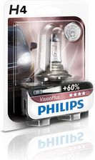 Zdjęcie H4 60/55W - Philips VisionPlus +60% 12 szt. - Lubawa