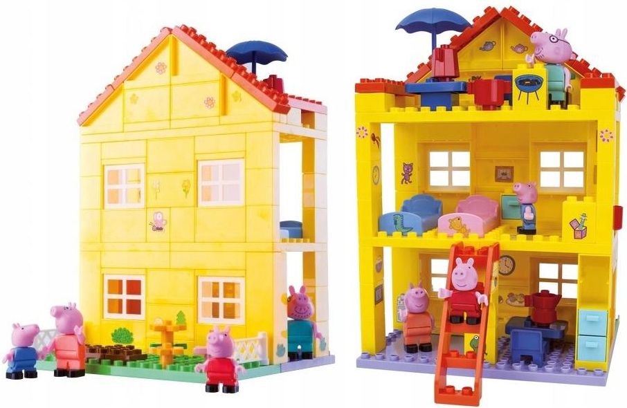 Jeu de construction La Villa de Peppa Pig PlayBIG Bloxx 107 pièces - Autres jeux de construction