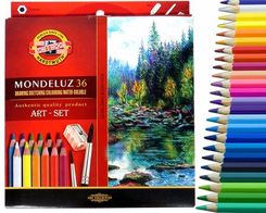 Zdjęcie Koh-I-Noor Kredki Akwarelowe 36 Kol Mondeluz Art-Set 3712 - Sandomierz